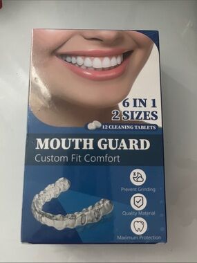 Custom Fit Comfort Mouth Guard for Women - Clear